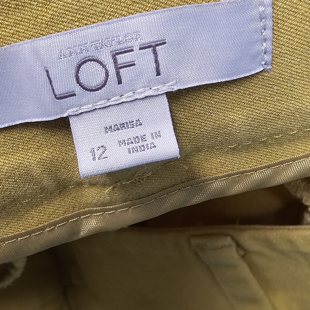 LOFT Mustard Yellow Women's Skirt